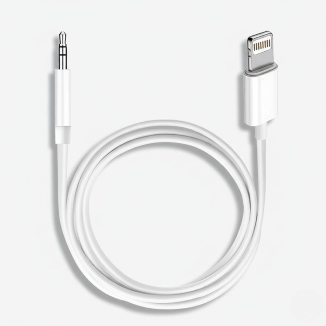 Cable Lightning a conector de audio de 3,5 mm