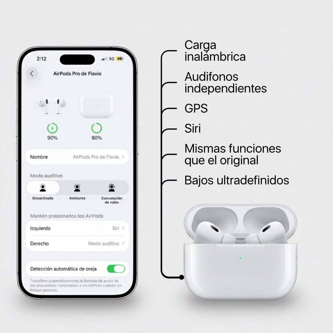 Air Pods Pro 2 + Funda de Regalo + Envío Gratis + Garantía 6 Meses