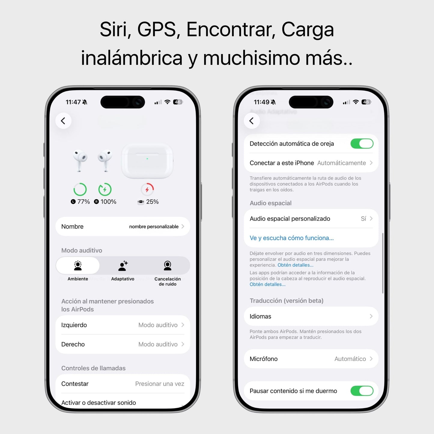 Audífonos Pro 3 - Cancelación de Ruido Activa